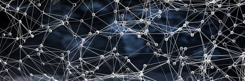 Preview: Molecular structure, abstract science background. 3d illustration