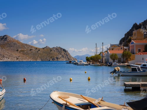 Preview: Symi Island, Greece islands holidays from Rhodos in Aegean Sea.
