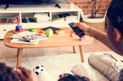 Preview: African family spending time together