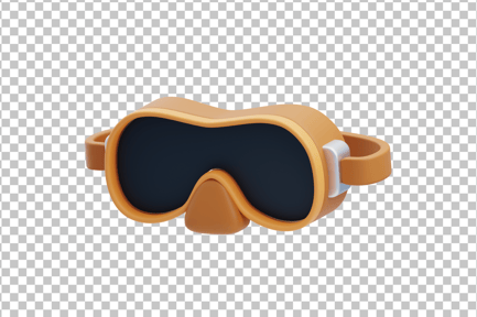 Preview: Diving Mask 3D Icon