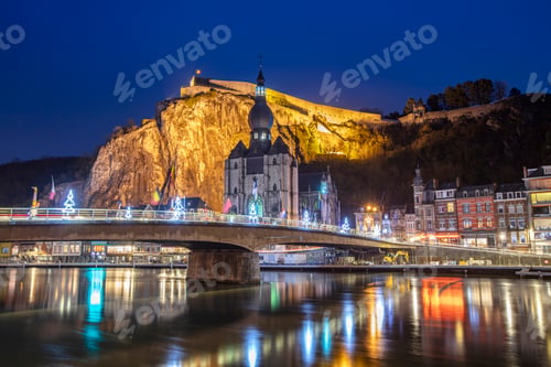 Preview: The Citadel of Dinant is a fortress in Picturesque Dinant town in Belgium.