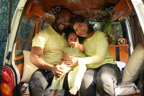 Preview: Multi ethnic family and their domestic life in daytime