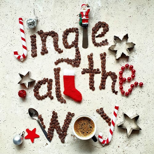 Preview: Festive Coffee Bean Christmas Message and Decorations