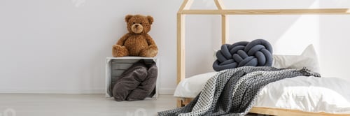 Preview: Minimalist interior of kid's bedroom
