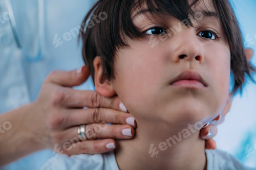 Preview: Pediatric Endocrinologist, Pediatrician Examining Swollen Lymph Nodes
