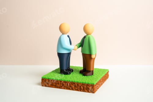 Preview: An agreement to purchase or sell a plot of land. Two parties enter into a transaction