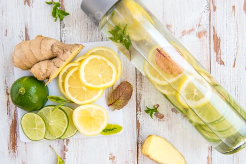 Preview: Detox Infused Water with Lemon, Lime, Ginger Lemonade
