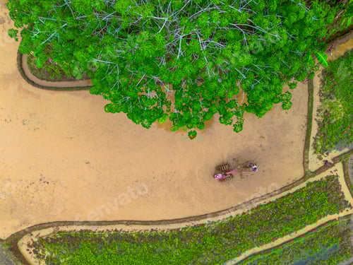 Preview: Beautiful morning view indonesia Panorama Landscape