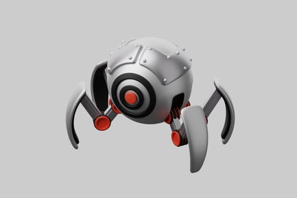 Preview: Spherical metal robot