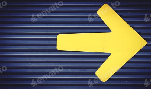 Preview: A yellow arrow