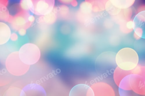 Preview: Blurred bokeh for abstract background sweet bokeh background.