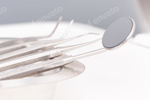 Preview: Set of tools used by dentists in modern stomatology office
