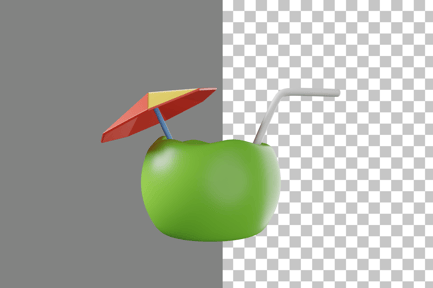 Preview: Coconut 3D Icon