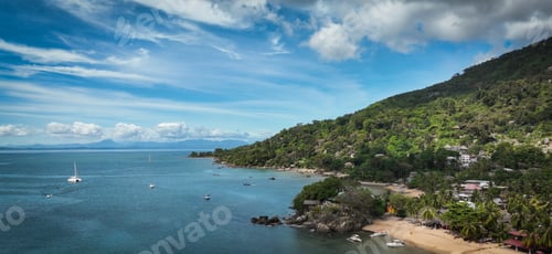 Preview: Aerial view of Nosy Komba Island in Madagascar