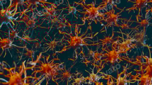 Preview: Coronavirus disease virus or bacteria in close up