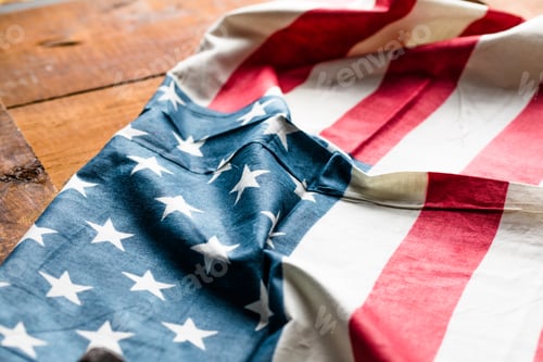 Preview: Happy Labor day background with construction and manufacturing tools American flag background