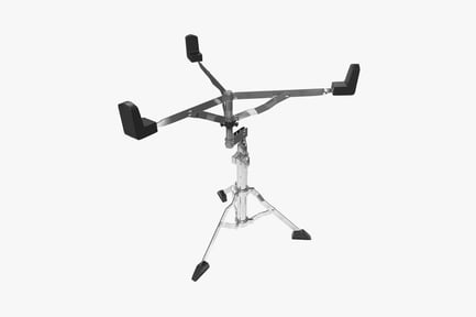 Preview: Adjustable four-legged drum stand with armrests and handle