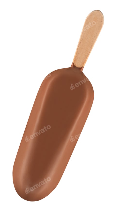 Preview: Ice cream covered with chocolate
