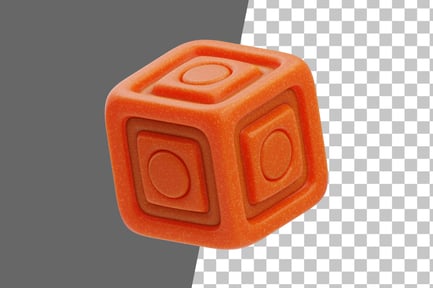 Preview: Geometric Dice 3D Icon