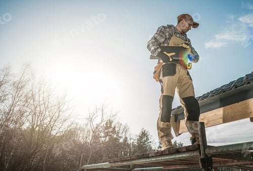 Preview: Roof Construction and Ceramic Tiles Installation