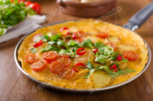 Preview: Frittata with tomatoes, herbs and chilli
