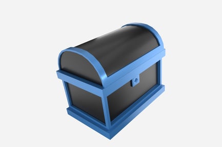 Preview: Treasure Chest 3D Illustration