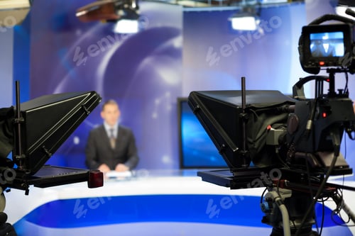 Preview: recording show in TV studio