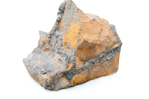 Preview: hematite and gold mineral sample