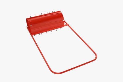 Preview: Red Lawn Aerator Spike Roller