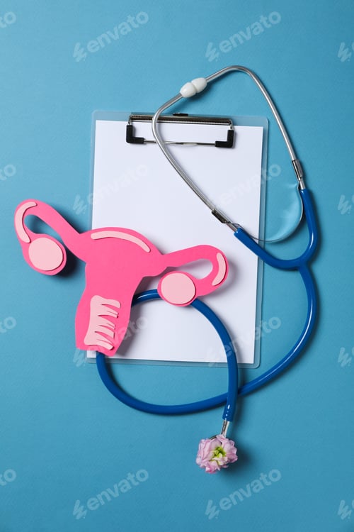 Preview: Women's health and women's healthcare concept with uterus
