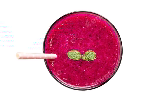 Preview: #7422 Pink smoothie isolated on a transparent background