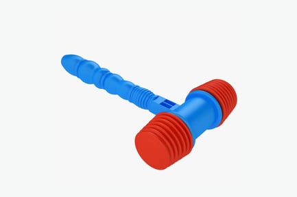 Preview: Blue and Red Plastic Toy Hammer