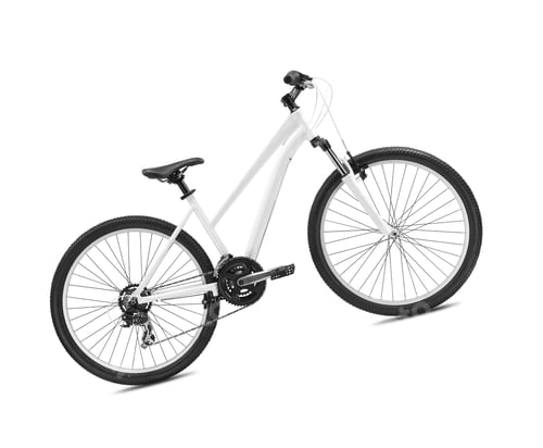 Preview: New bicycle isolated on a white