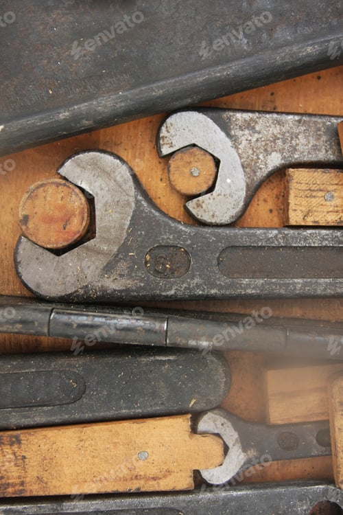 Preview: Wrench Set In Wooden Box