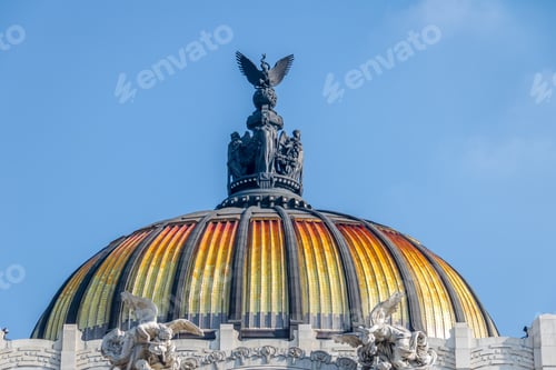 Preview: Dome of Palacio de Bellas Artes (Fine Arts Palace) - Mexico City, Mexico