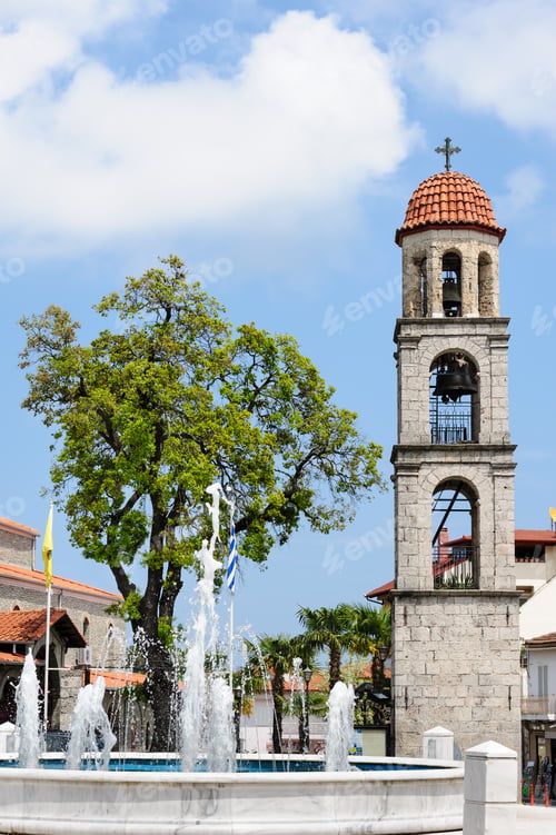 Preview: Litochoro, Greece, central square