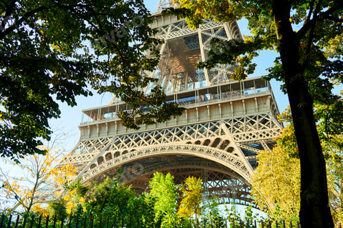 Preview: Detail of the Eiffel Tower in Paris