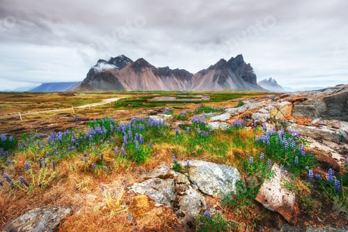 Preview: Picturesque views of the river and mountains in Iceland