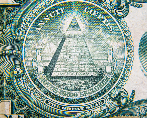 Preview: US Dollar bill, super macro, close up photo