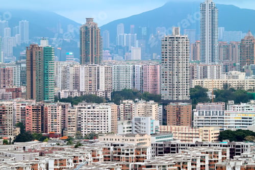 Preview: downtown of Hong Kong city