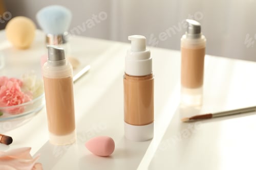 Preview: Concept of cosmetic and make up - foundation