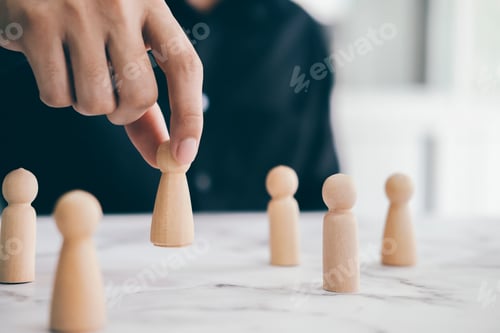 Preview: Business concept of successful team leader and human resource