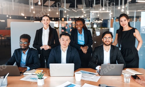 Preview: Business team working in office