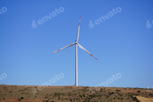 Preview: Wind turbine and sky