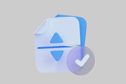 Preview: File upload complete icon