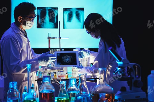 Preview: Working in laboratory