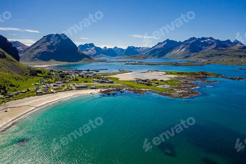 Preview: Beach Lofoten archipelago islands beach