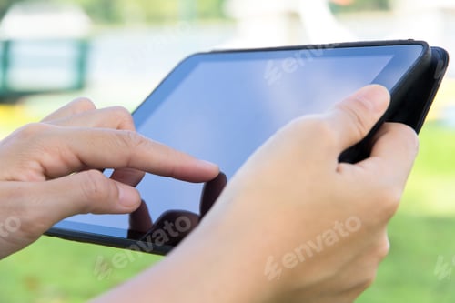 Preview: People using digital tablet,Social Media Life