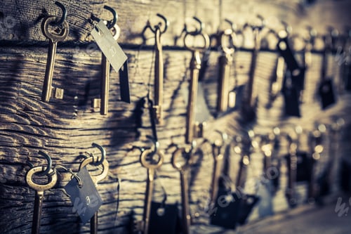 Preview: Old keys for hotel rooms