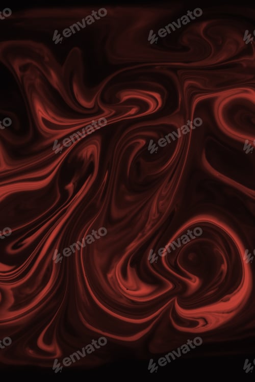 Preview: abstract black background with red paint